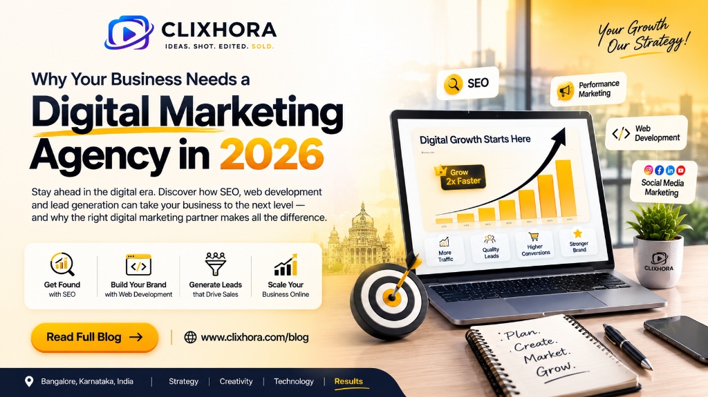 Why Your Business Requires a Digital Marketing Agency in 2026 Banner